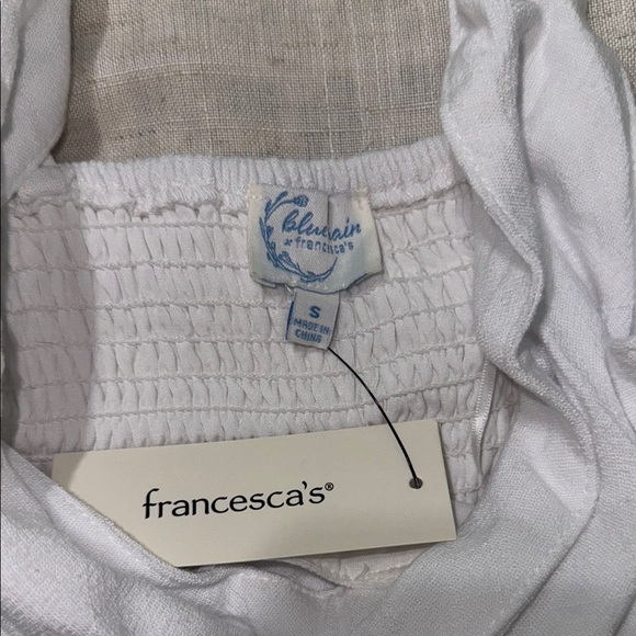 Francesca's Collections White Romper - Picture 4 of 4